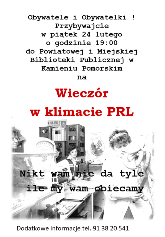 Wieczór w klimacie PRL