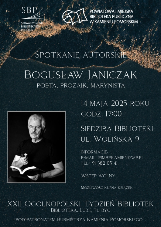 Spotkanie autorskie z Bogusławem Janiczakiem