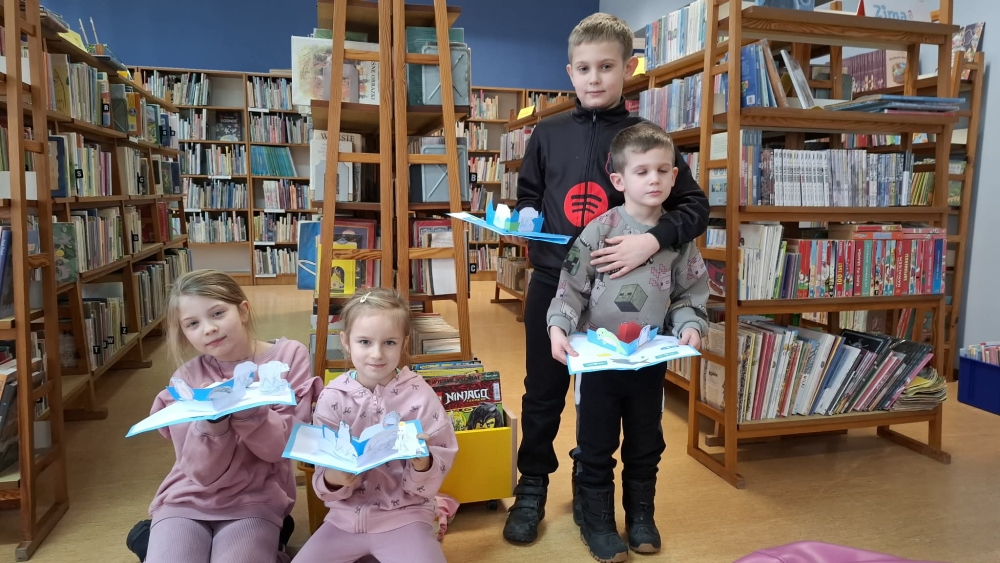 Ferie w bibliotece – popup
